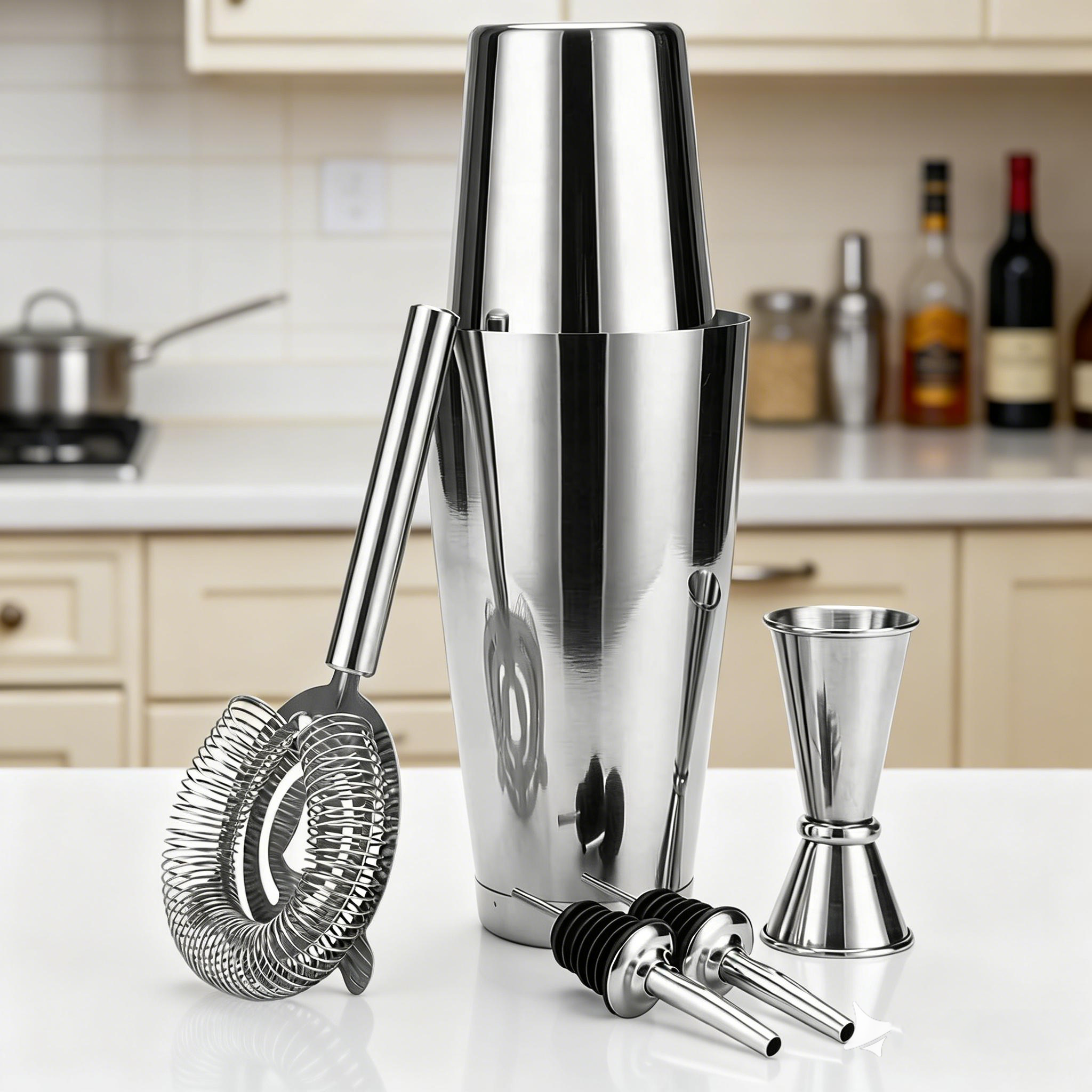 stllCocktail Maker Set Boston  - Boston Shaker Set incelemesi ve fiyatı