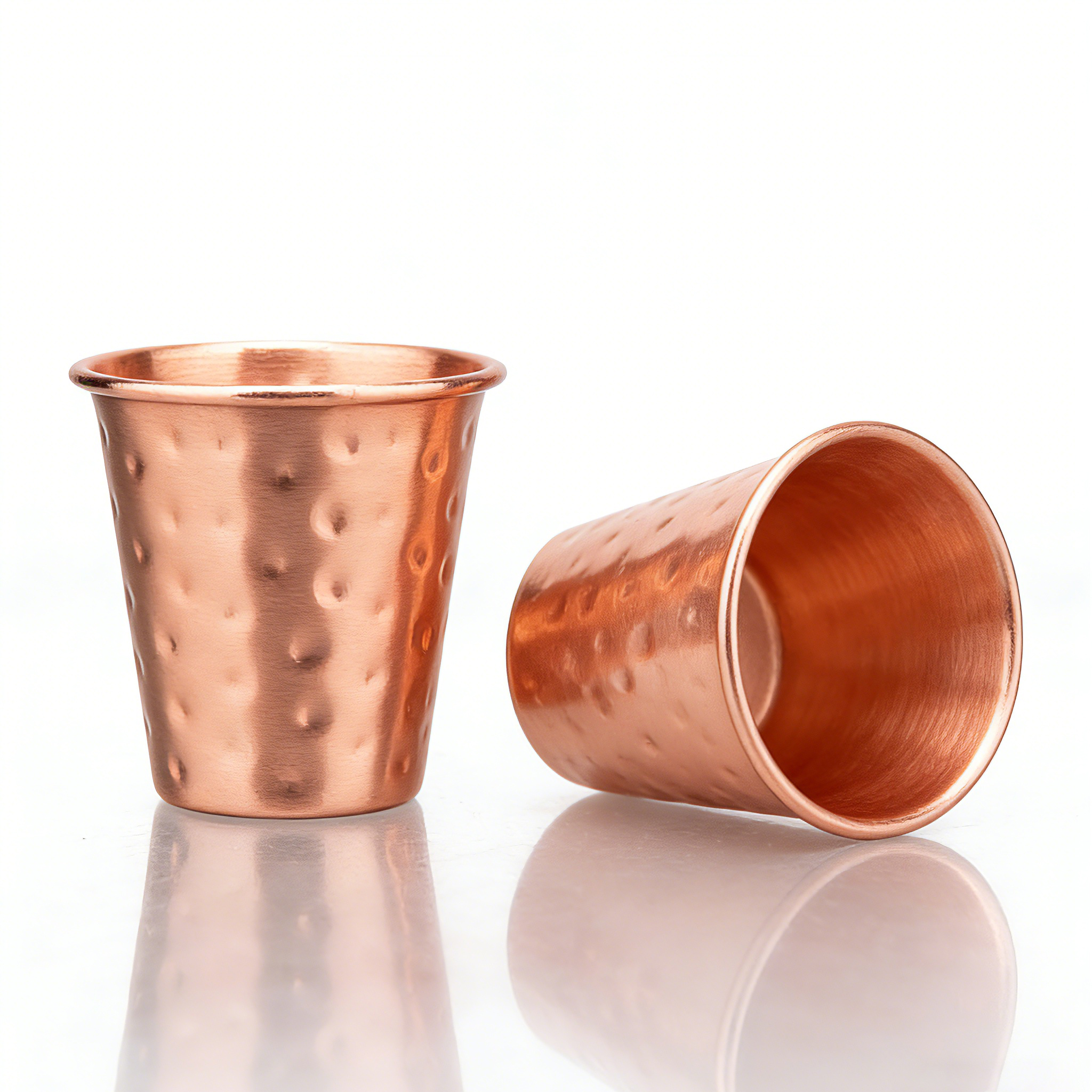 3Pcs New 60ml 100% Copper Cups - Mule Copper Mug incelemesi ve fiyatı