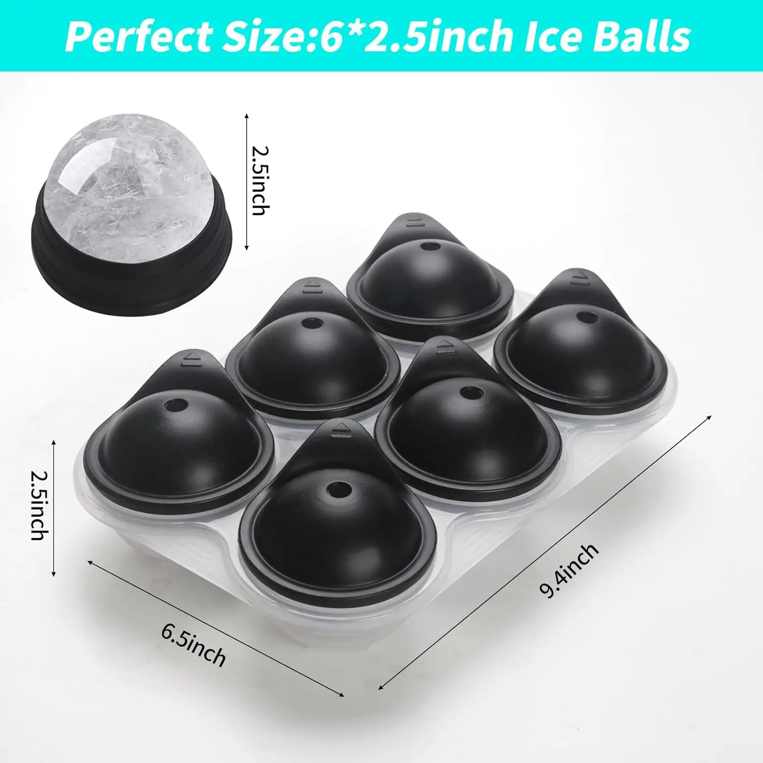 Large Silicone Ice Cube Tray W - Ice Mold Sphere incelemesi ve fiyatı
