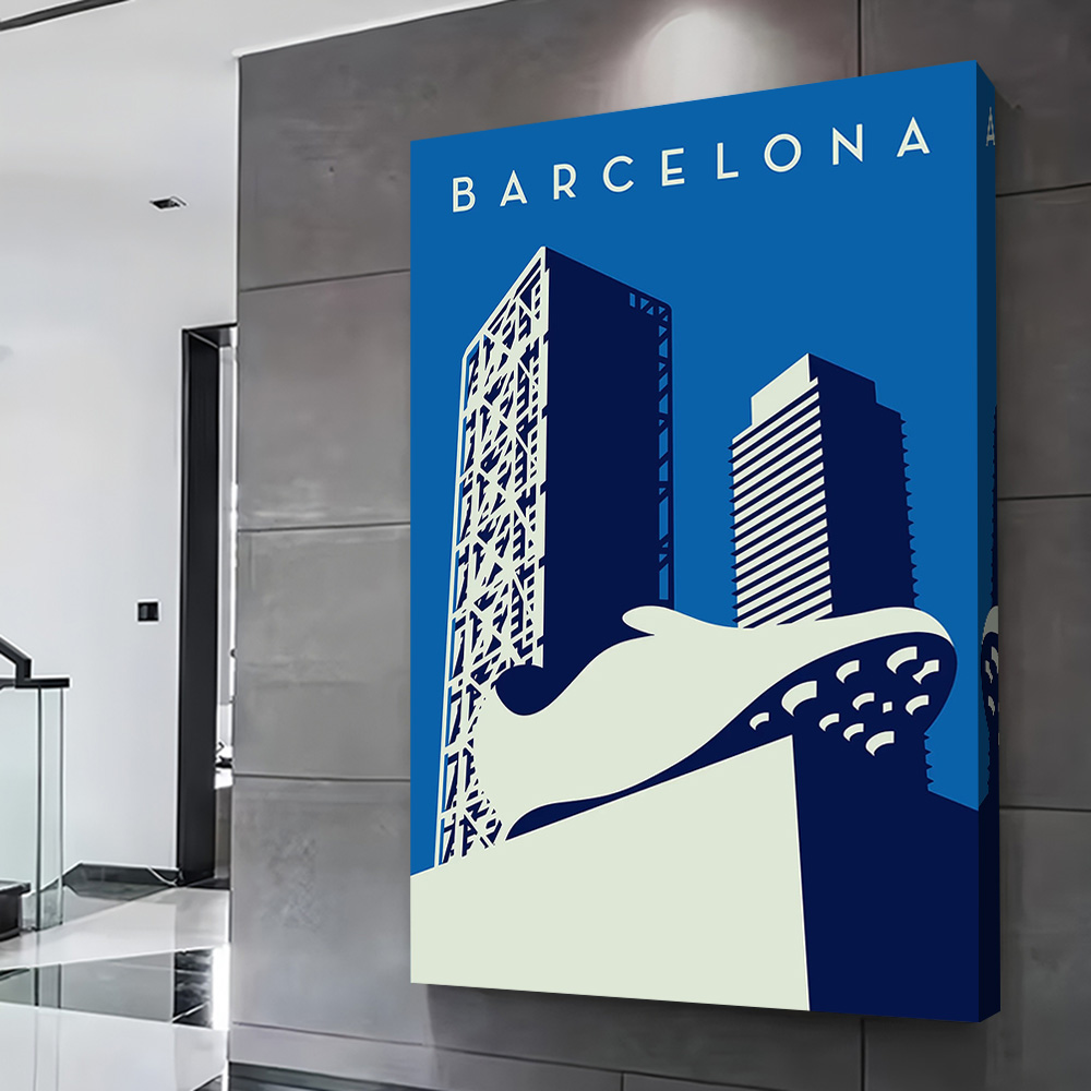Barcelona Cityscape With Socce - Home Barcelona incelemesi ve fiyatı