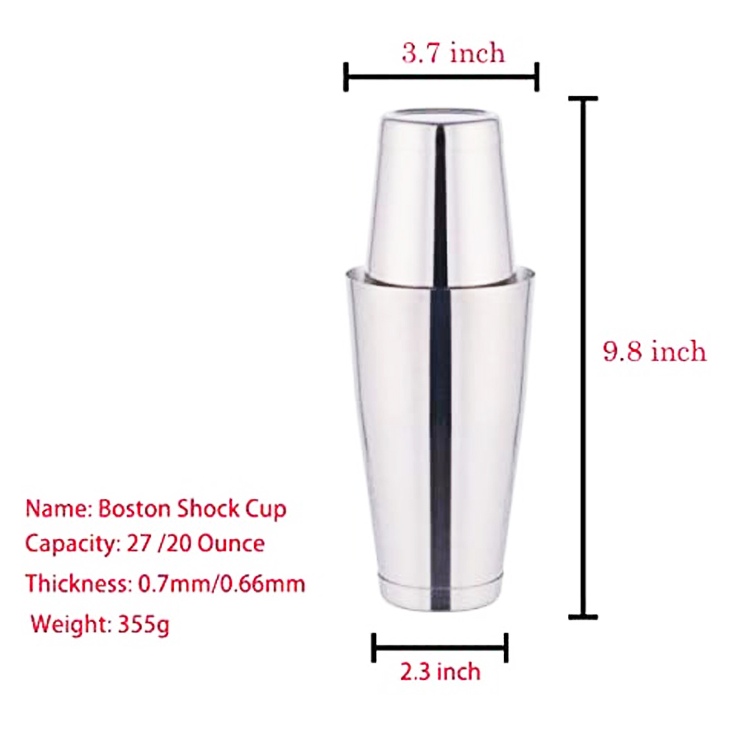 stllFactory Hot Selling 6pc Bo - Boston Shaker Set incelemesi ve fiyatı