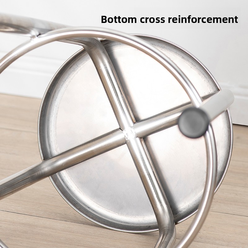 304 Stainless Steel Round Stoo - Home Bar Lounge incelemesi ve fiyatı