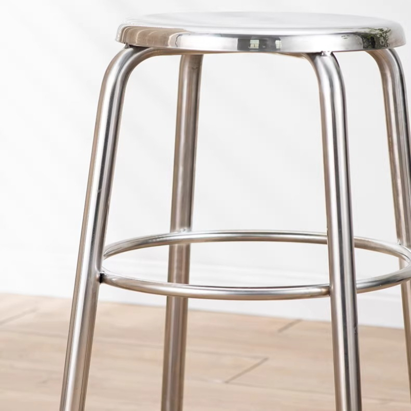 304 Stainless Steel Round Stoo - Home Bar Lounge incelemesi ve fiyatı