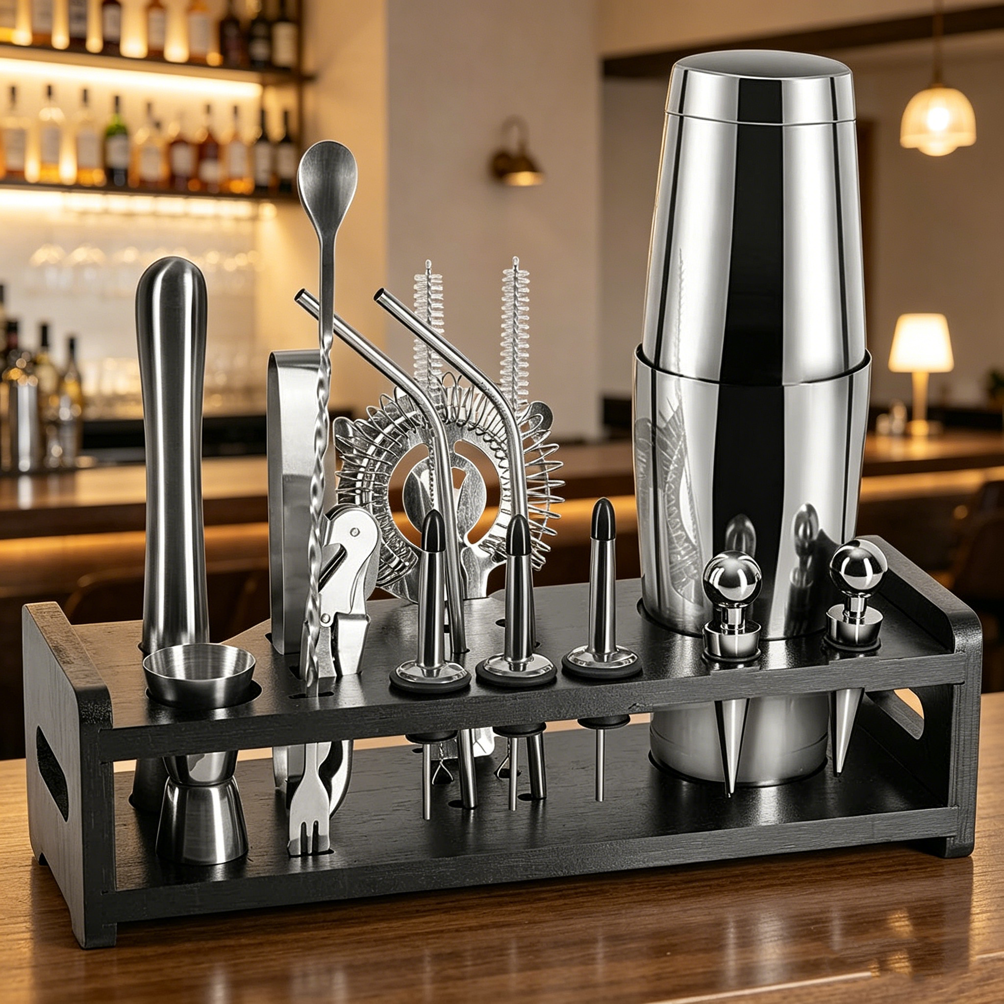 stllCocktail Shaker Set 18 Pie - Boston Shaker Set incelemesi ve fiyatı