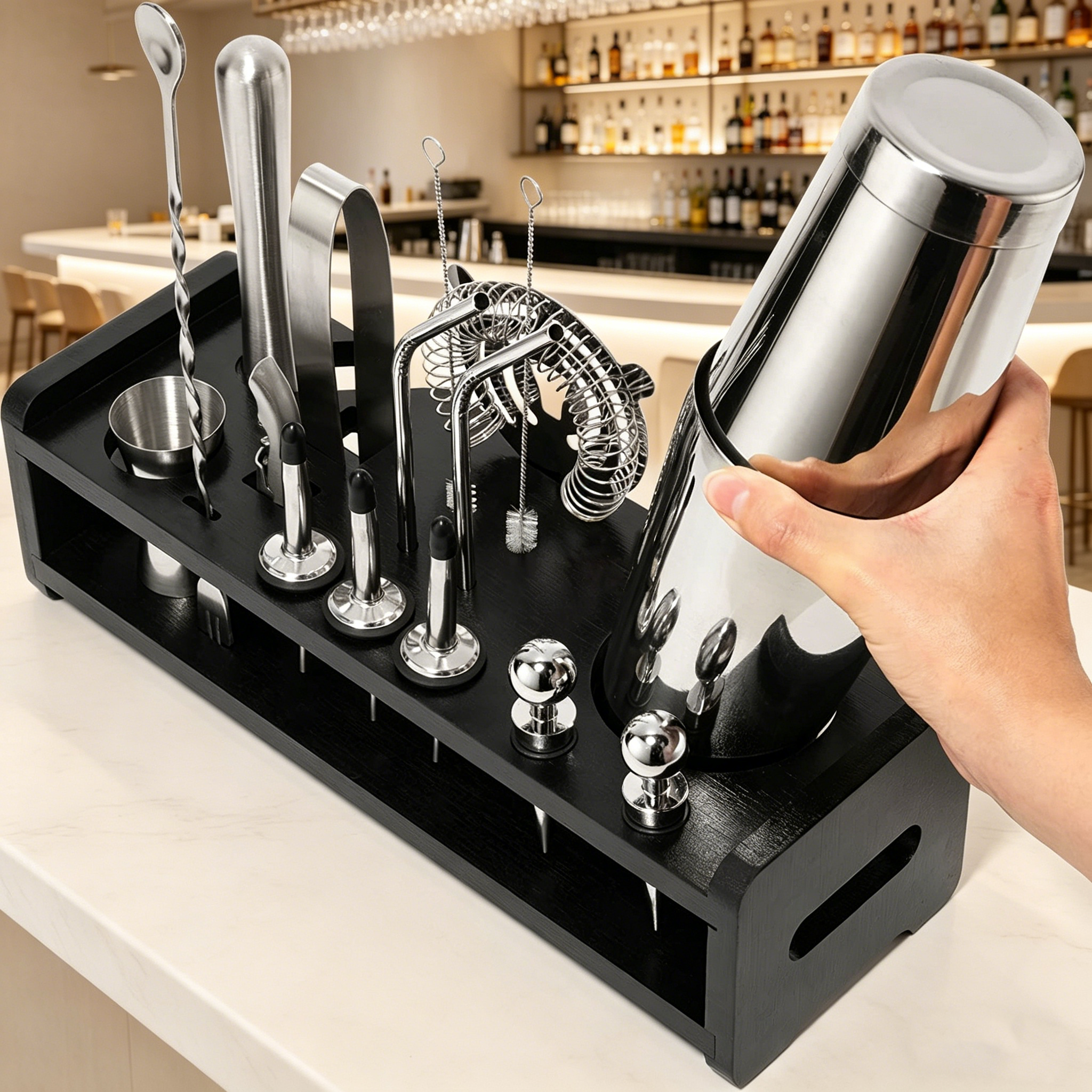 stllCocktail Shaker Set 18 Pie - Boston Shaker Set incelemesi ve fiyatı