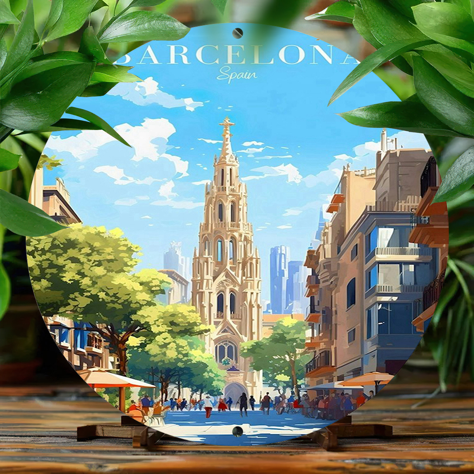 Barcelona Spain Scenic Illustr - Home Barcelona incelemesi ve fiyatı