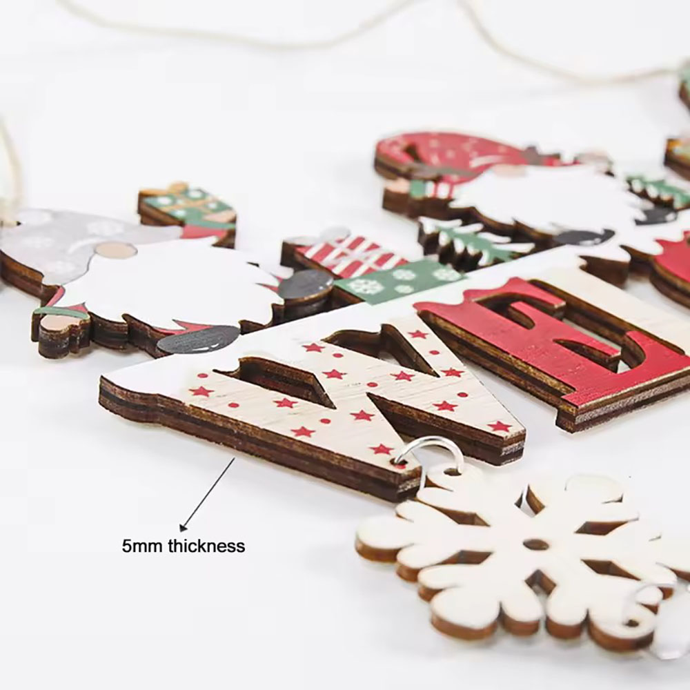 Wooden Christmas Hanging Penda - Home Bargains incelemesi ve fiyatı