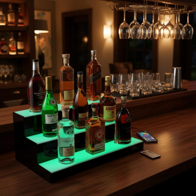 Illuminated Beverage Shelf 24  - Home Bar Lounge incelemesi ve fiyatı