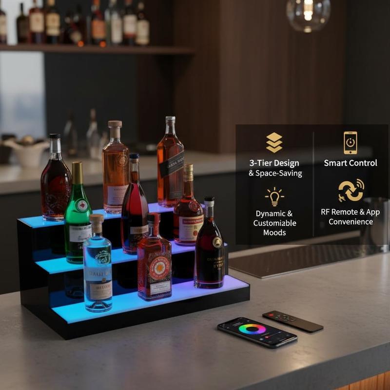 Illuminated Beverage Shelf 24  - Home Bar Lounge incelemesi ve fiyatı