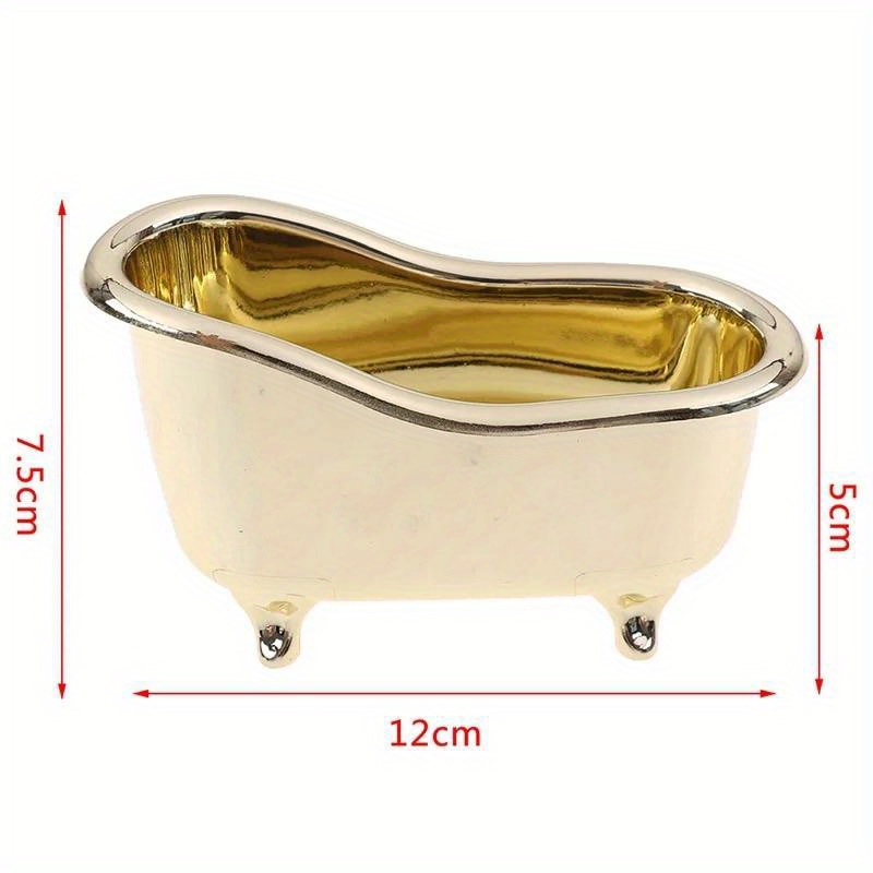1pc Mini Bathtub Soap Jewelry  - Bar Cart Gold incelemesi ve fiyatı