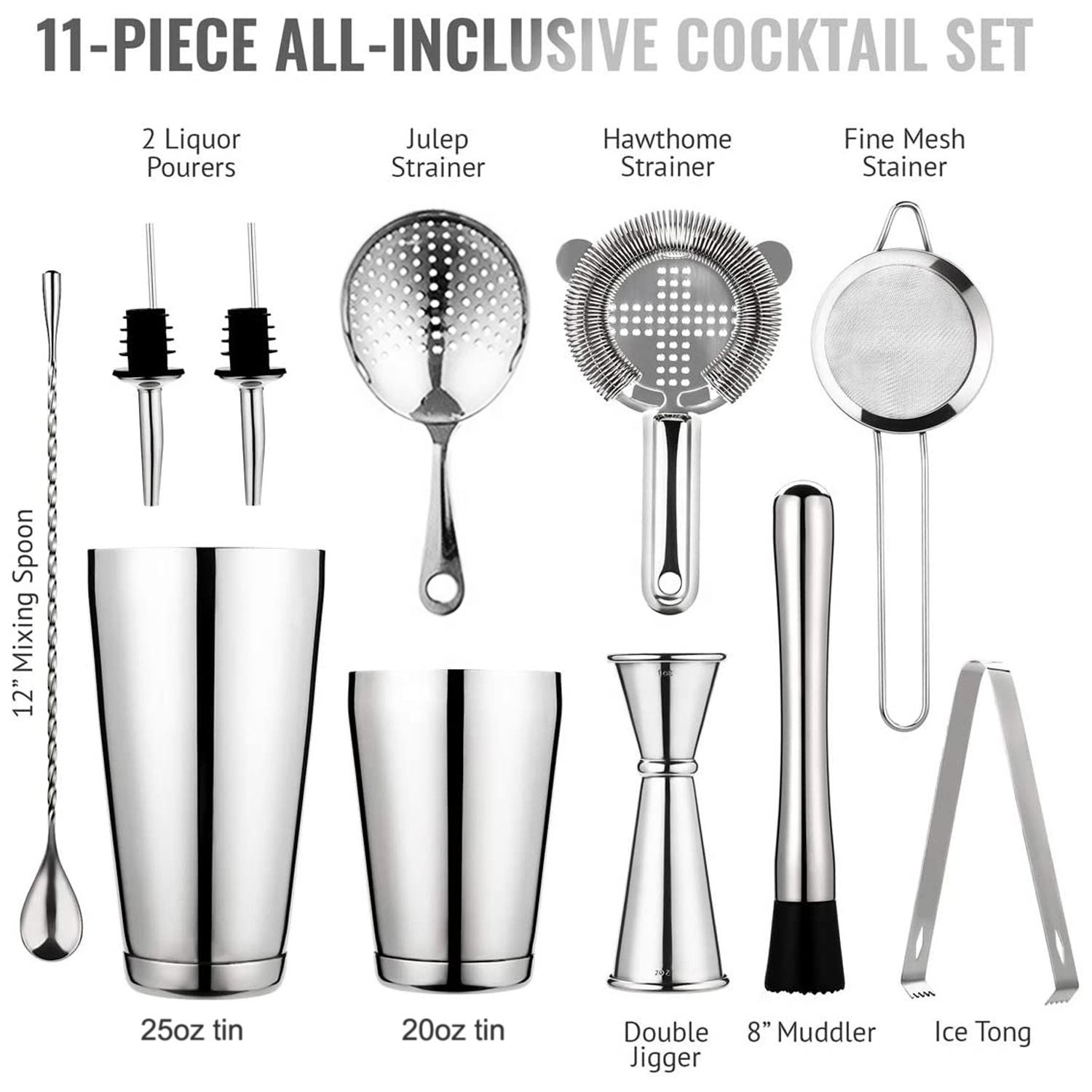 stllCAMOL FACTORY 11 Pieces Si - Boston Shaker Set incelemesi ve fiyatı