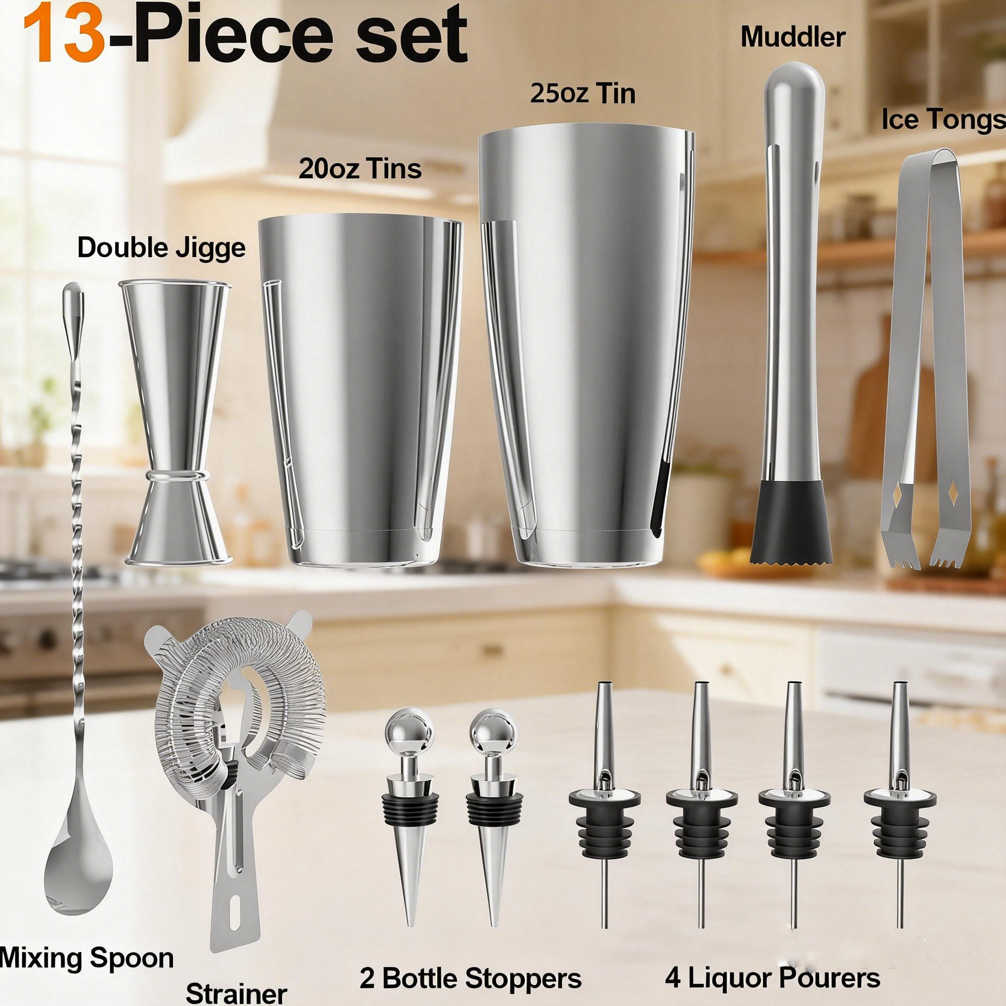 stllCamol Cocktail Shaker Bost - Boston Shaker Set incelemesi ve fiyatı