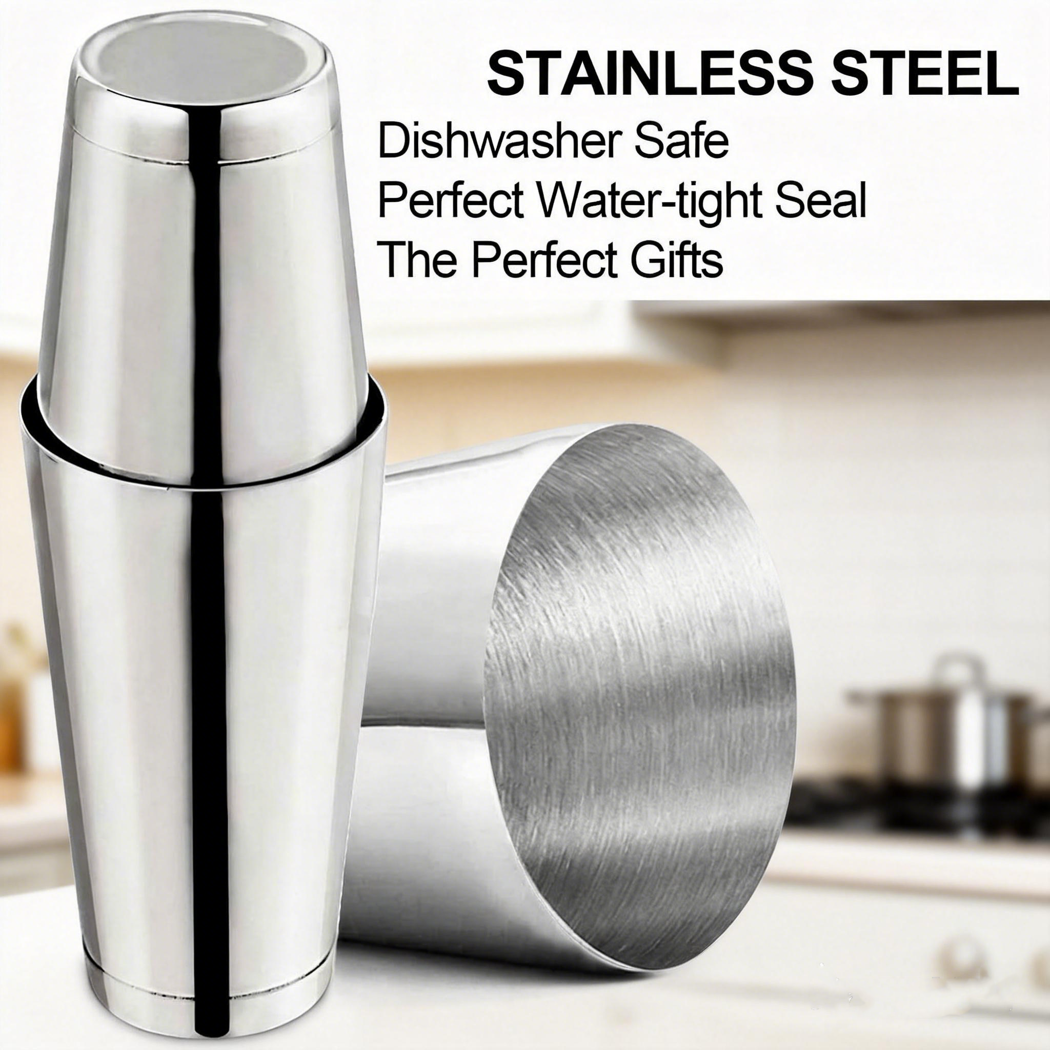 stllCamol Cocktail Shaker Bost - Boston Shaker Set incelemesi ve fiyatı
