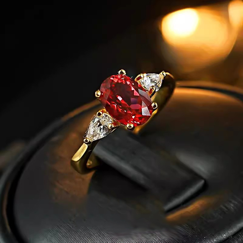 Natural 2-Carat Ruby Ring 18K  - Bar Cart Gold incelemesi ve fiyatı